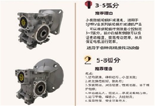 小側(cè)隙、高精度的蝸輪減速機這么選？有什么特點？
